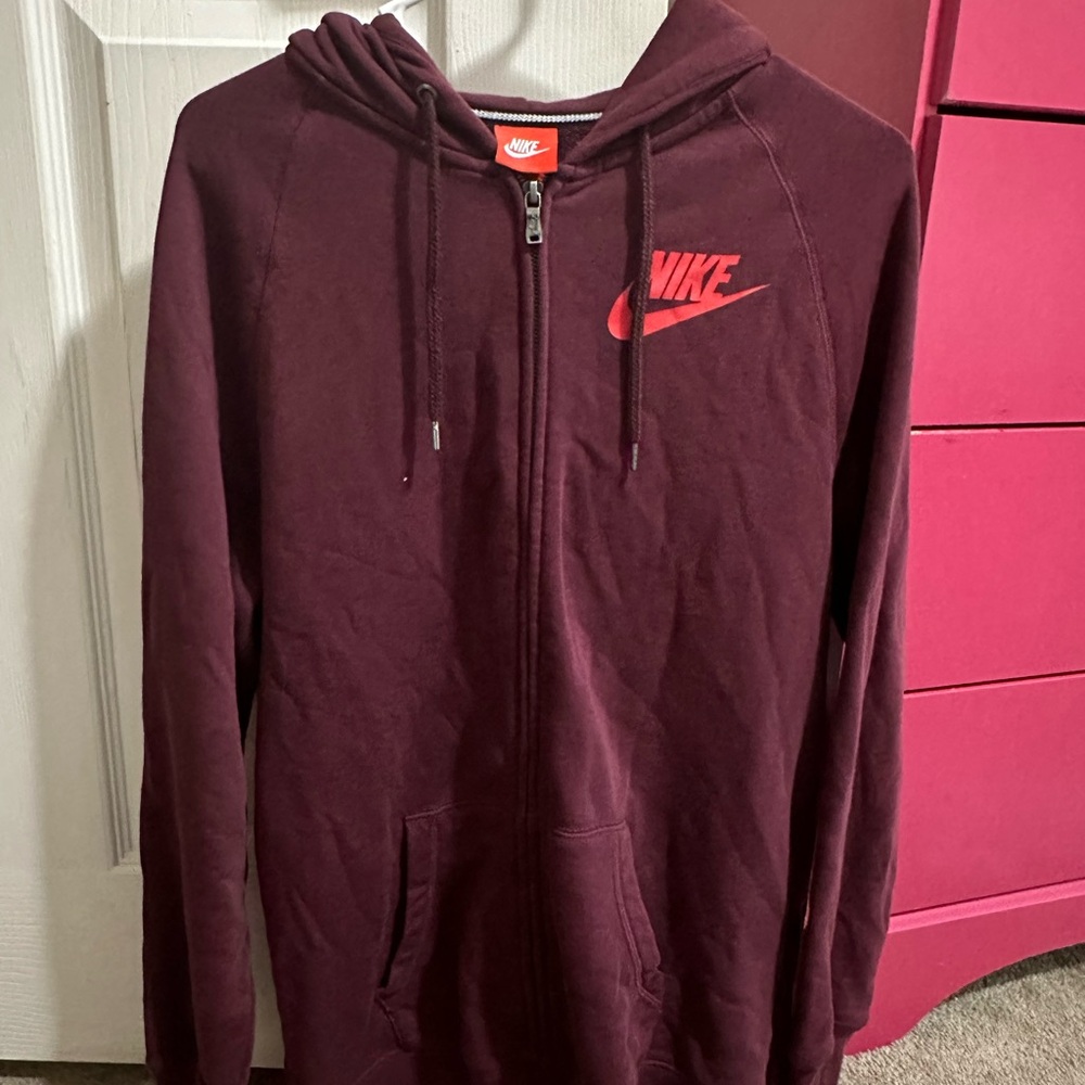 Nike Women's Burgundy Hoodie